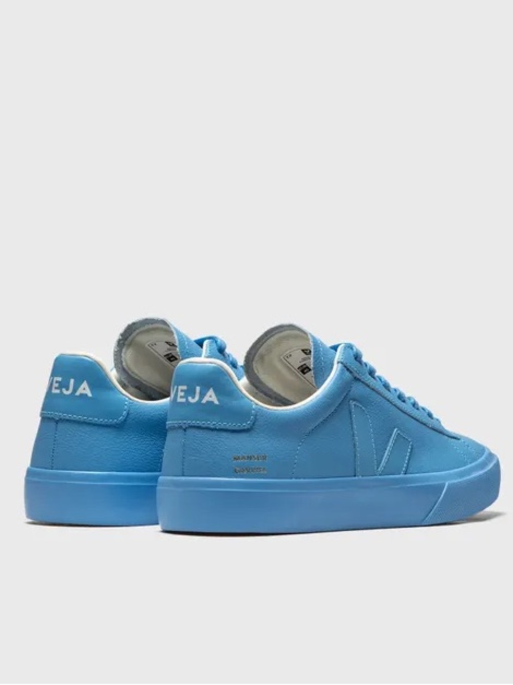 Veja x Mansur Gavriel Campo Low-Top Unisex Sneaker, Limited Edition, Blue, NEW - Picture 4 of 16